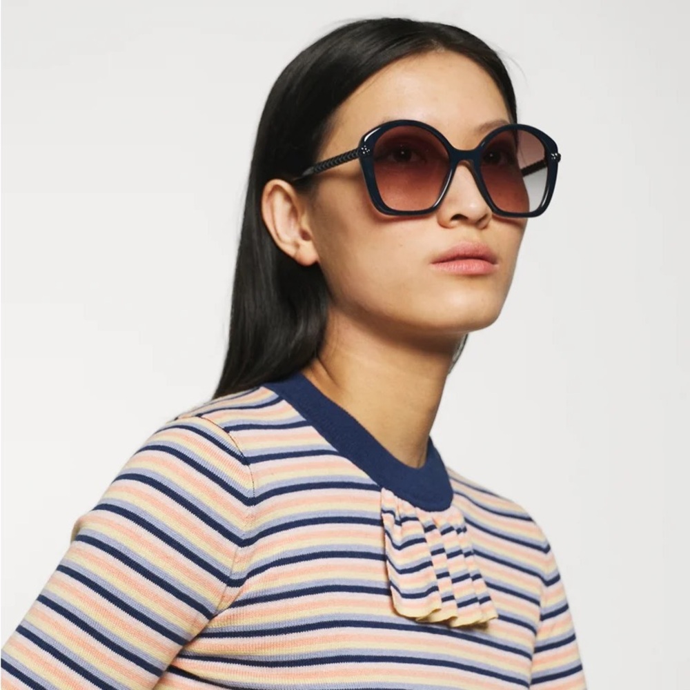 CHLOE MIDNIGHT BLUE/BROWN GRADIENT SUNGLASSES CH0003S